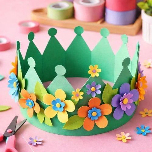 Paper Flower Crown