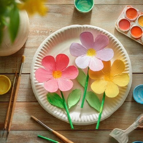 Paper Plate Flowers