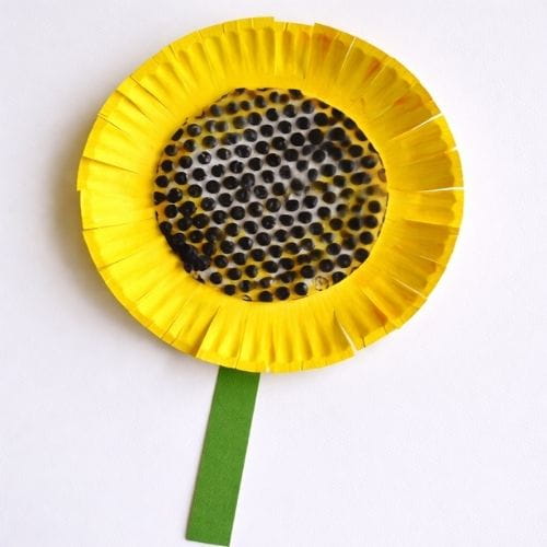 Paper Plate Sunflowers