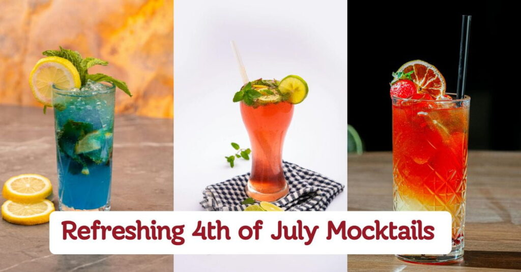 Refreshing 4th of July Mocktails to Sip