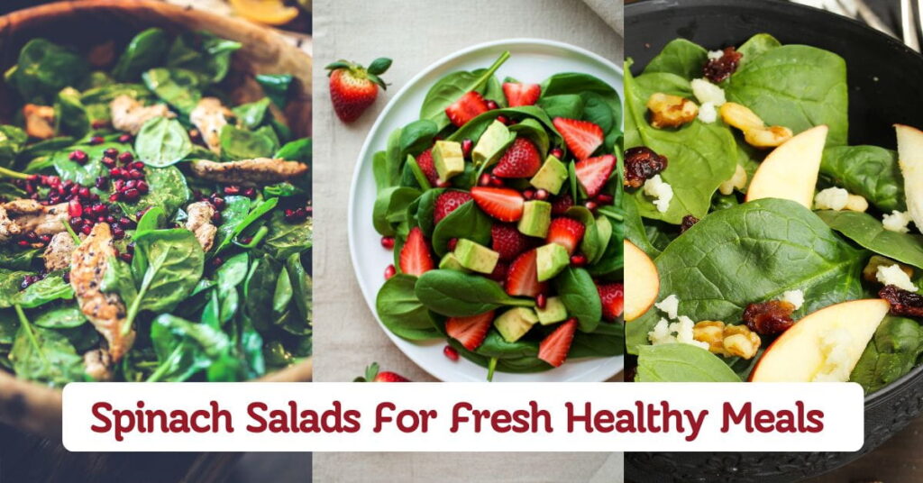 Spinach Salads For Fresh Healthy Meals