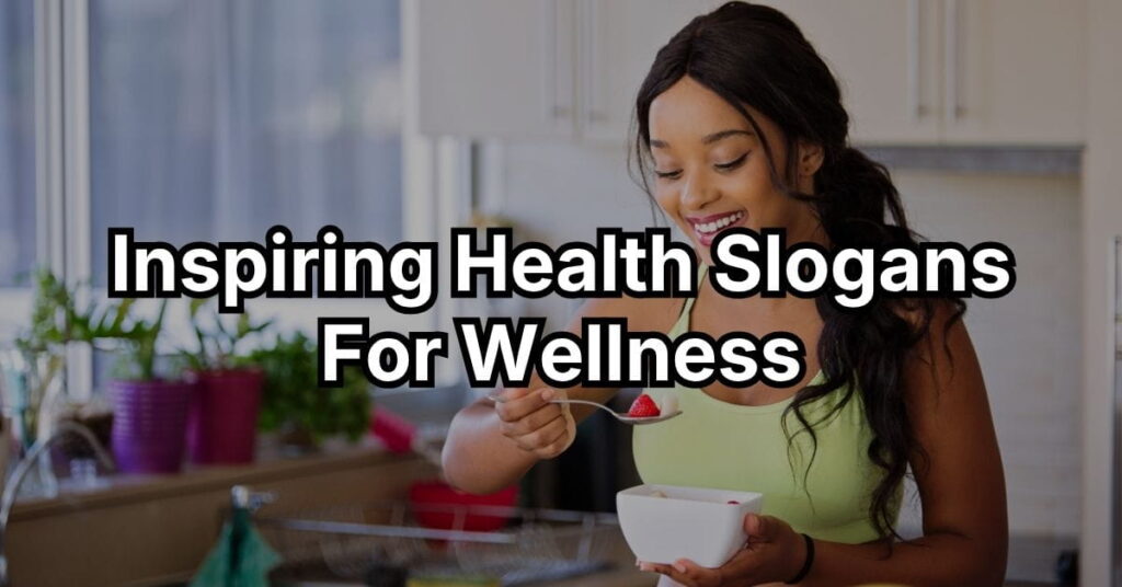 Inspiring Health Slogans For Wellness