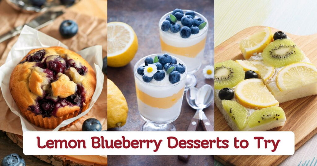 Lemon Blueberry Desserts to Try Soon