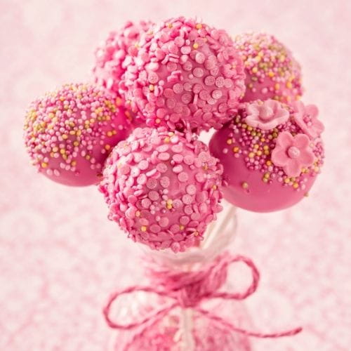 Pink Cake Pops