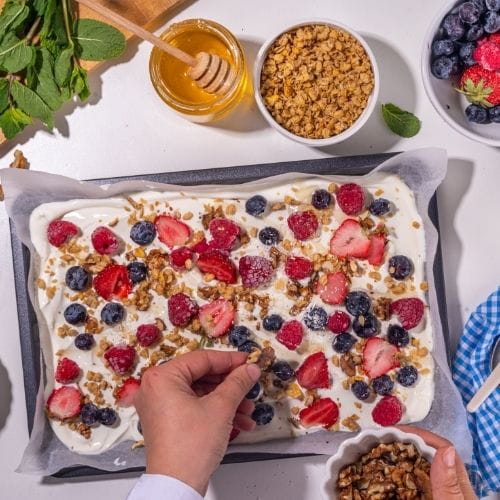 Strawberry Yogurt Bark