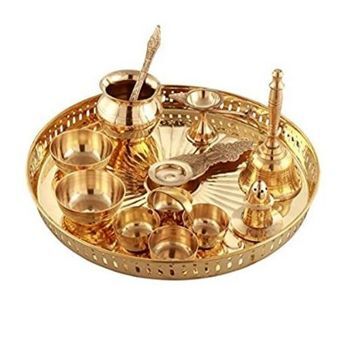 Brass Pooja Thali Set (1)