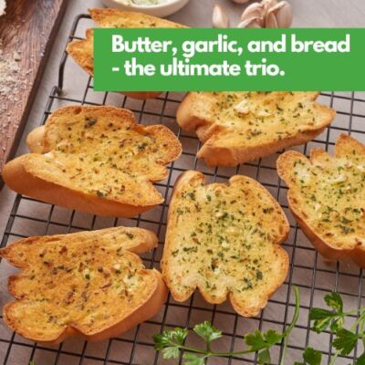 garlic bread captions