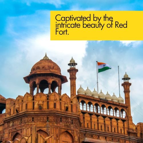 red fort captions